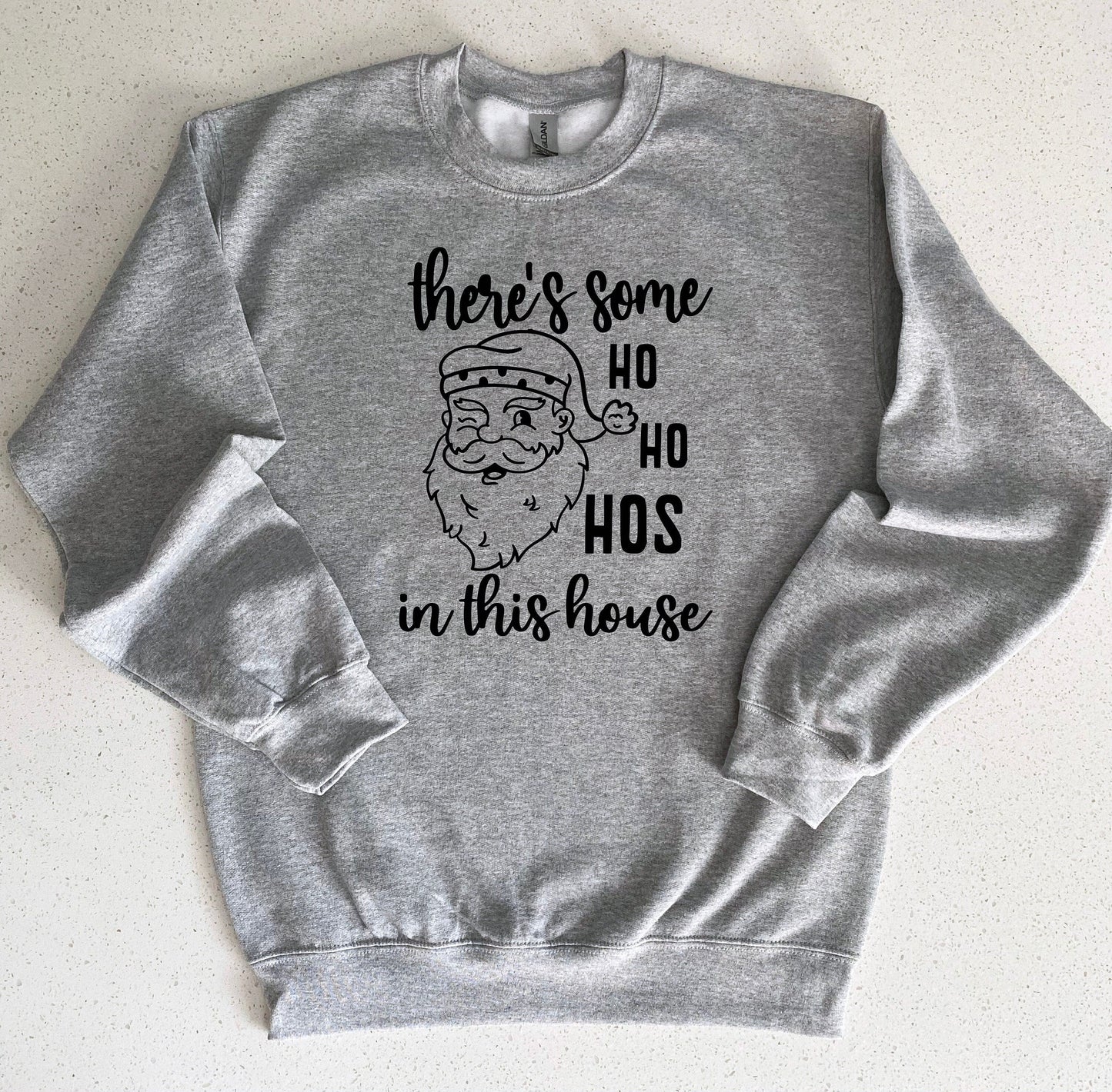Ho Ho Hos Christmas Sweatshirt: Funny Holiday Party Shirt