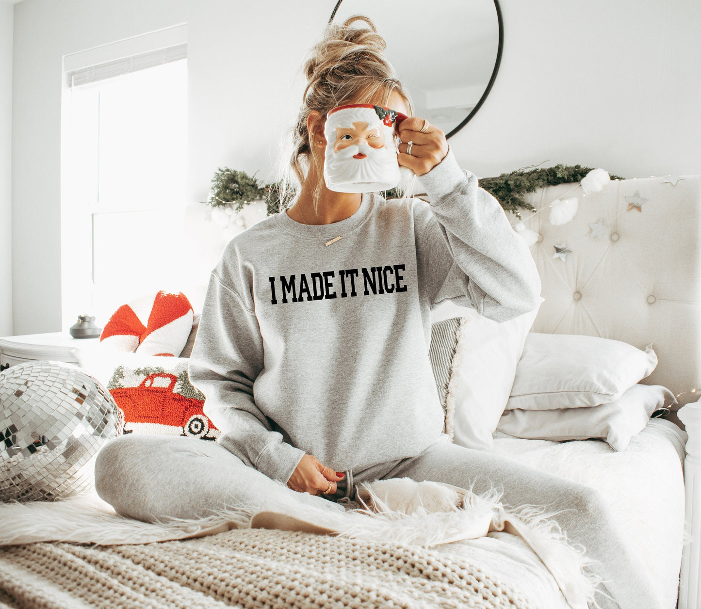 Made it Nice Sweatshirt or T-Shirt RHONY - Bluestone Manor Bravo Gift Shirt - Crew Neck, Holiday Christmas Gift Bravo Party - Bravocon