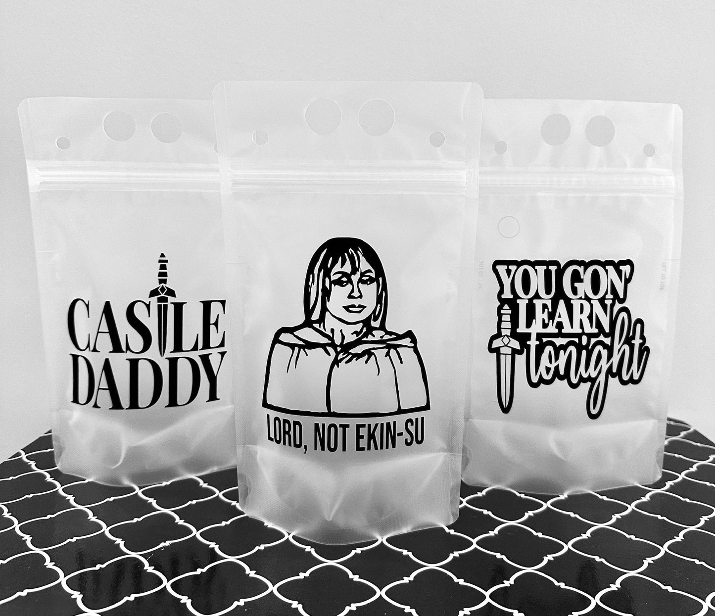 Traitors Drink Pouches: Reality TV Party Favors