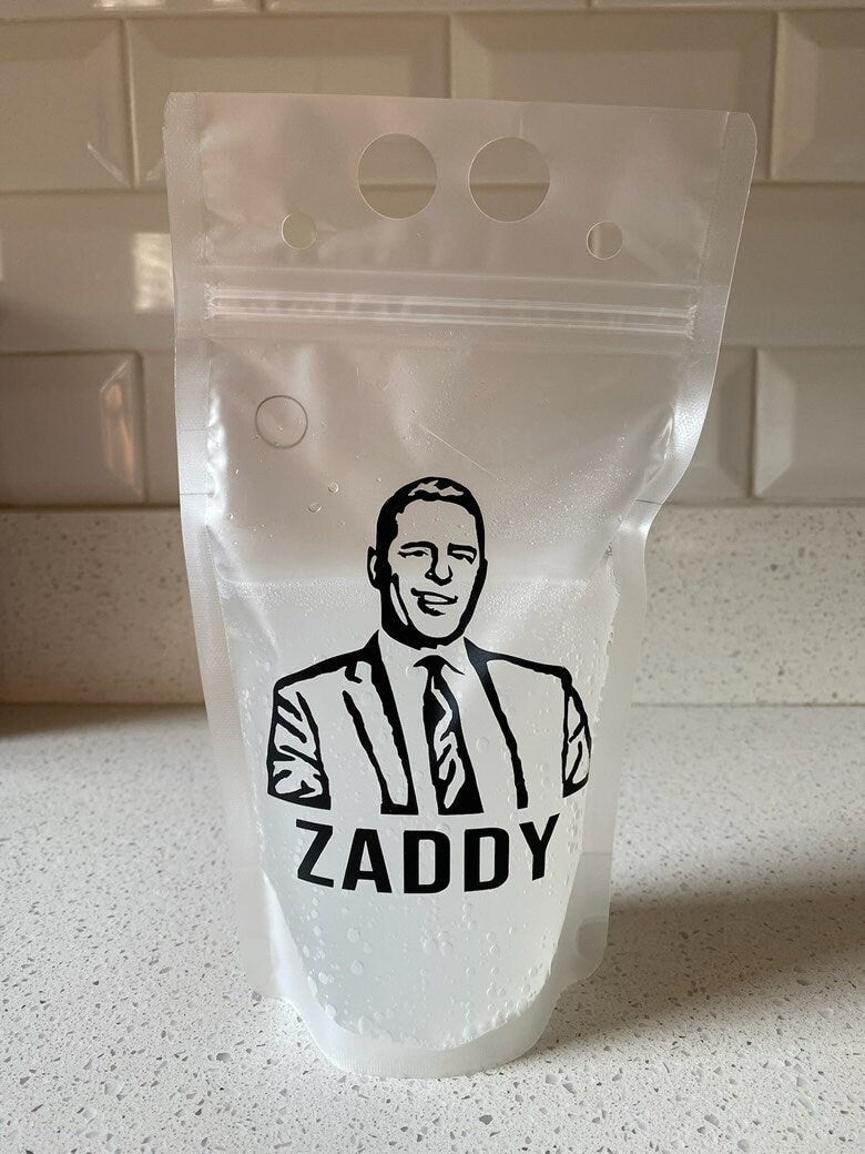 Real Housewives Andy Cohen Bravo Drink Pouches: Real Housewives Party Favors