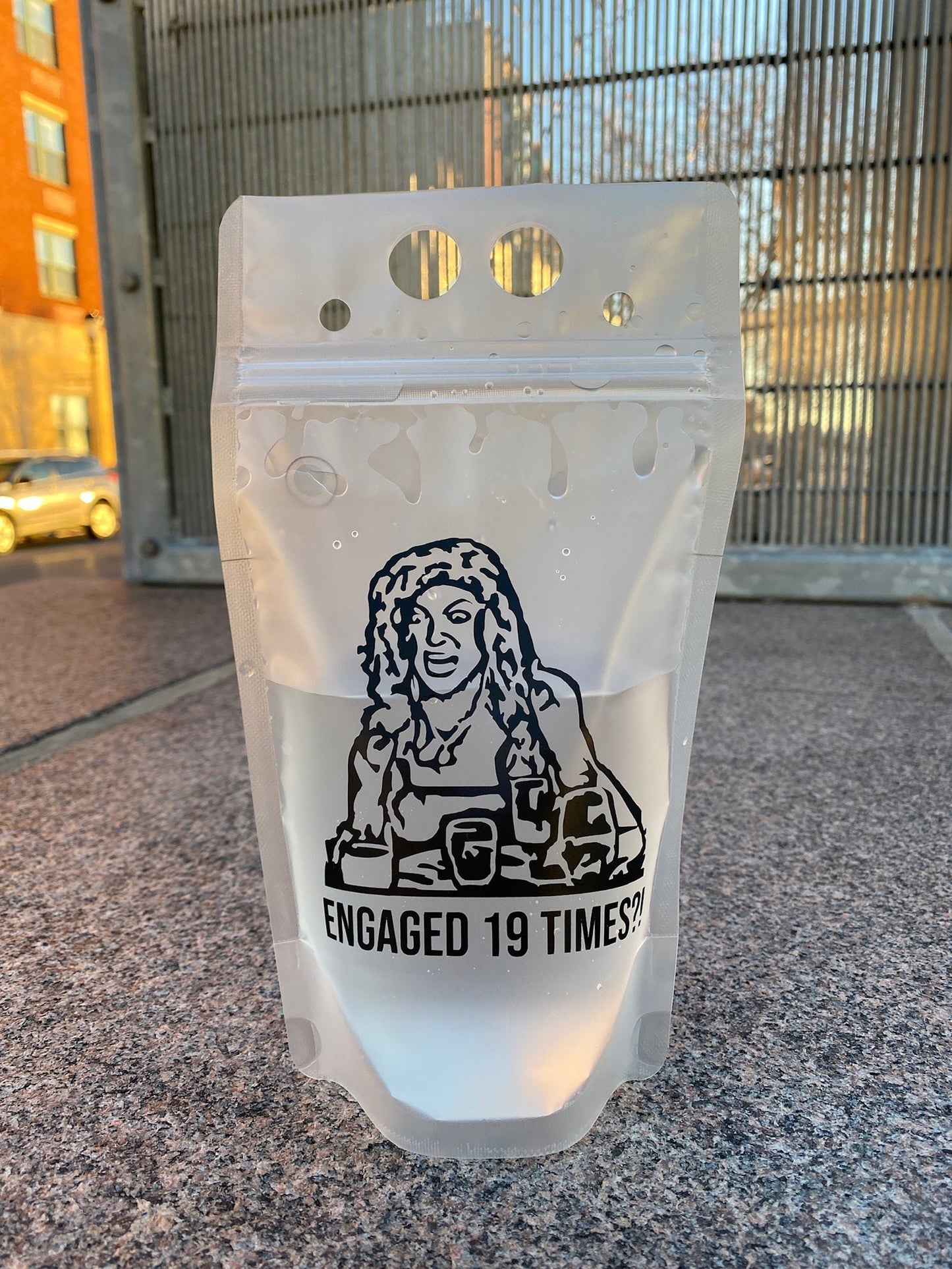 Real Housewives RHONJ Drink Pouches: Bravo Bachelorette Party Favors