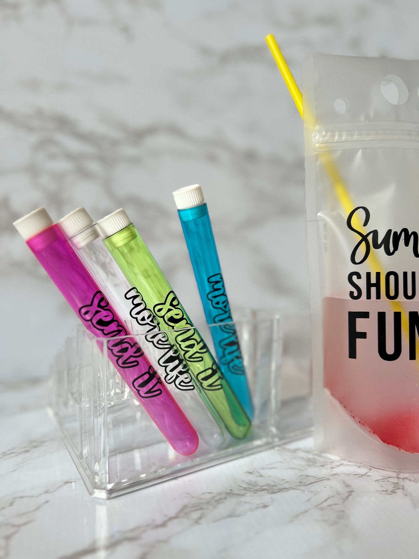 Bravo Summer House Shot Tubes: Bachelorette Party Favors