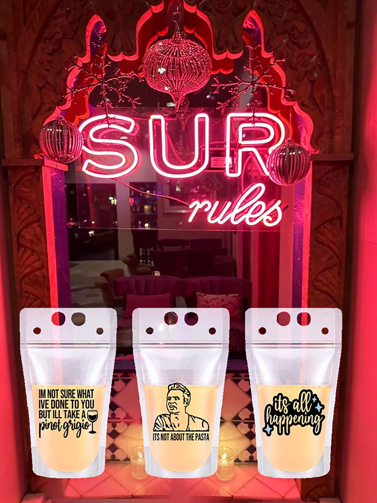 Vanderpump Rules Drink Pouches Bravo Bachelorette Party Favors