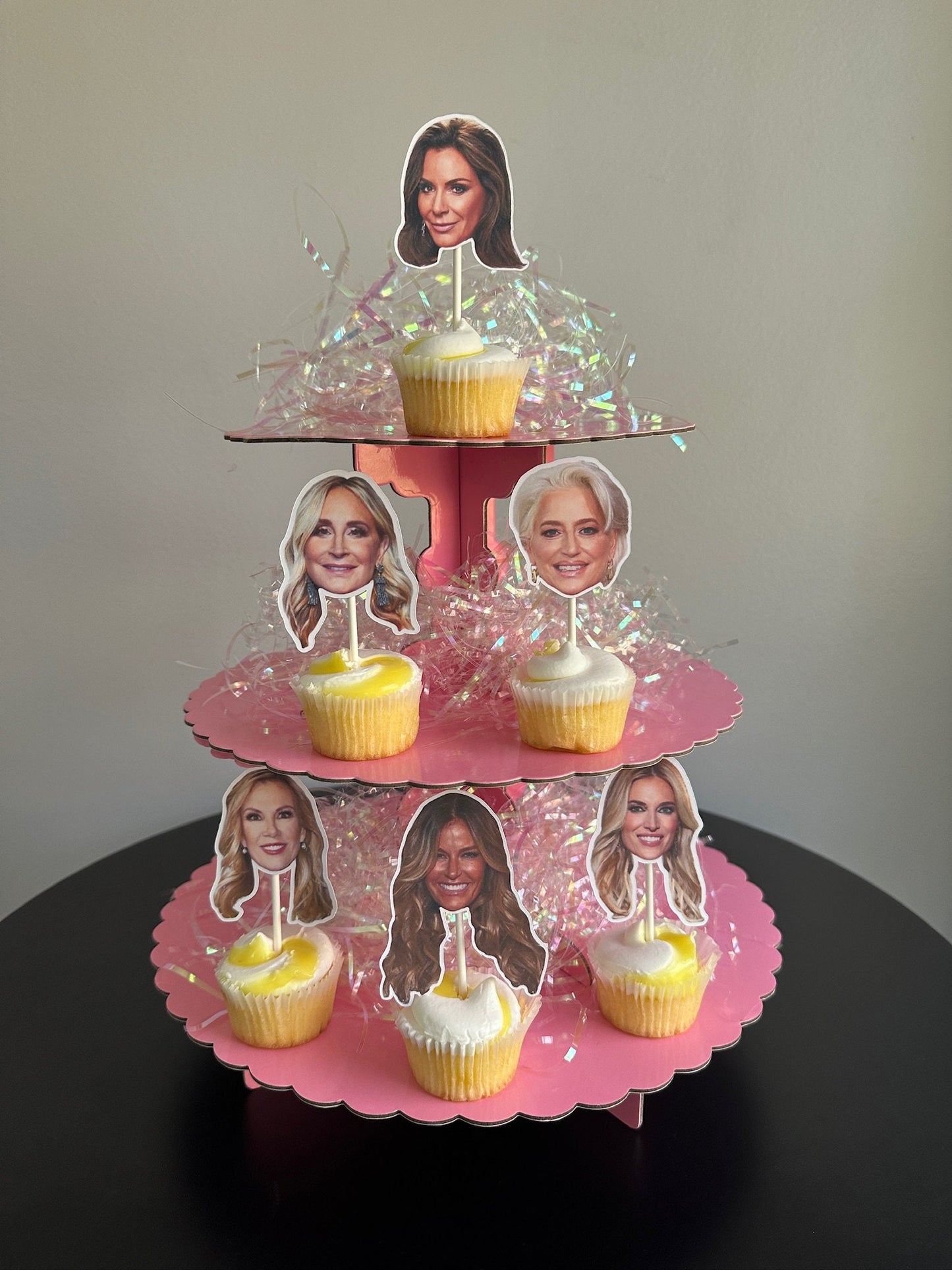 Real Housewives RHONY Cupcake Toppers: Bravo Real Housewives Party Decor