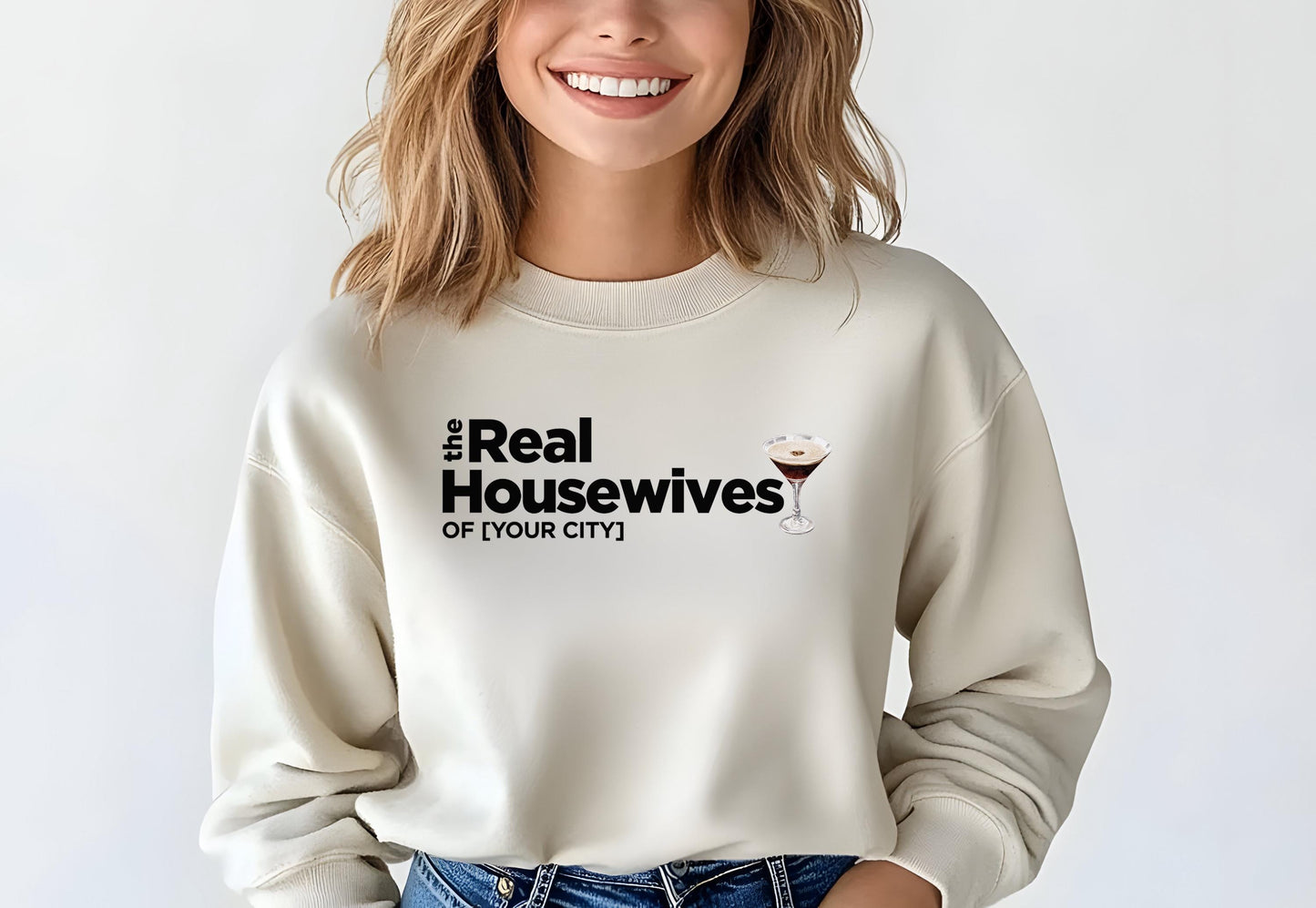 Real Housewives Espresso Martini Sweatshirt: Bravo Bachelorette Gift - Bravocon