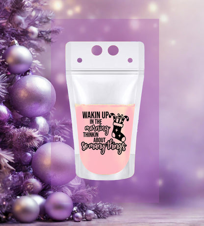Bravo Real Housewives Christmas Holiday Drink Pouches: Party Favors