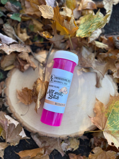 Real Housewives RHONY Friendsgiving Hangover Kit: Custom Party Favors