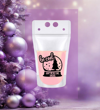 Bravo Real Housewives Christmas Holiday Drink Pouches: Party Favors