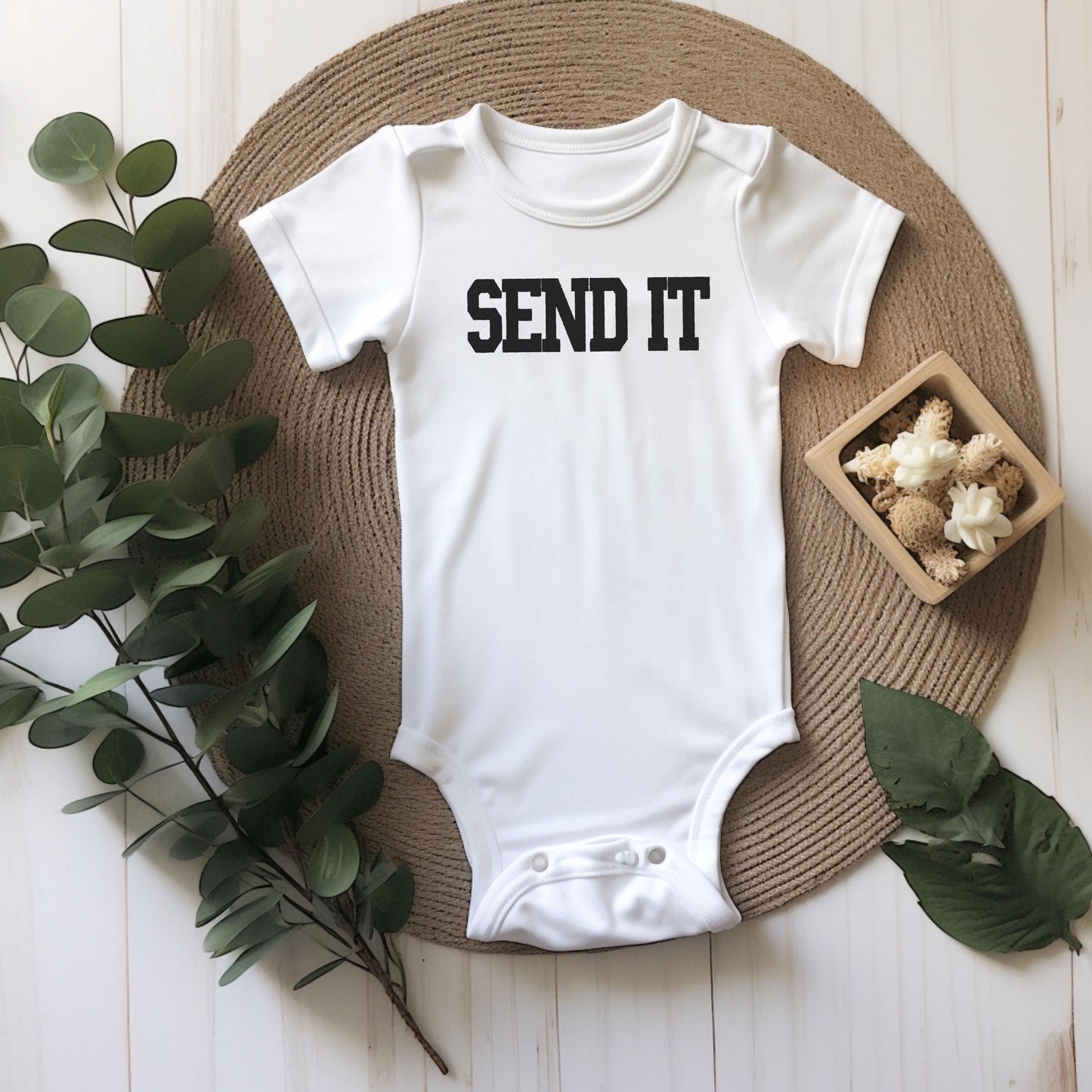 Bravo Summer House Kyle Cooke Send It Infant Bodysuit