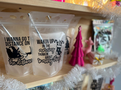 Bravo Real Housewives Christmas Holiday Drink Pouches: Party Favors