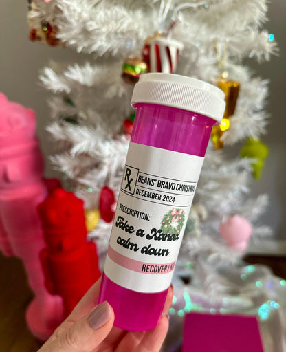 Bravo Christmas Real Housewives RHONY Holiday Hangover Kit Custom Party Favors