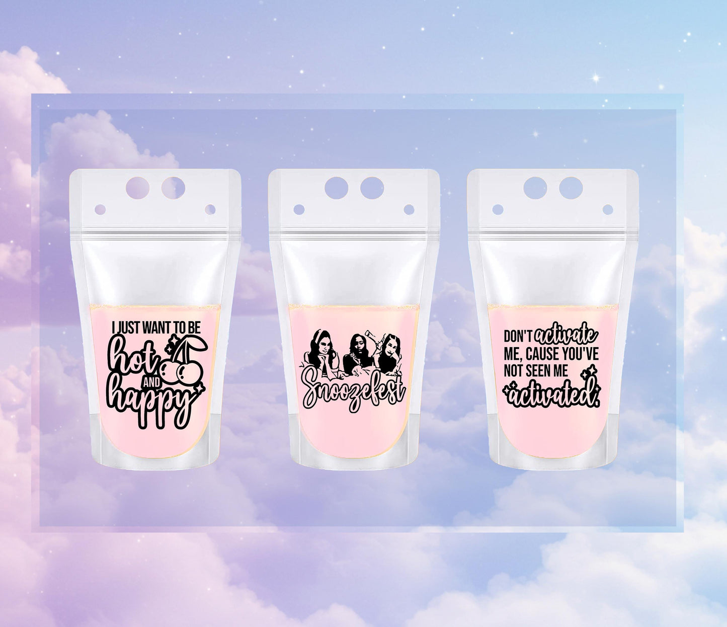 Summer House Drink Pouches: Bravo TV Party Favors