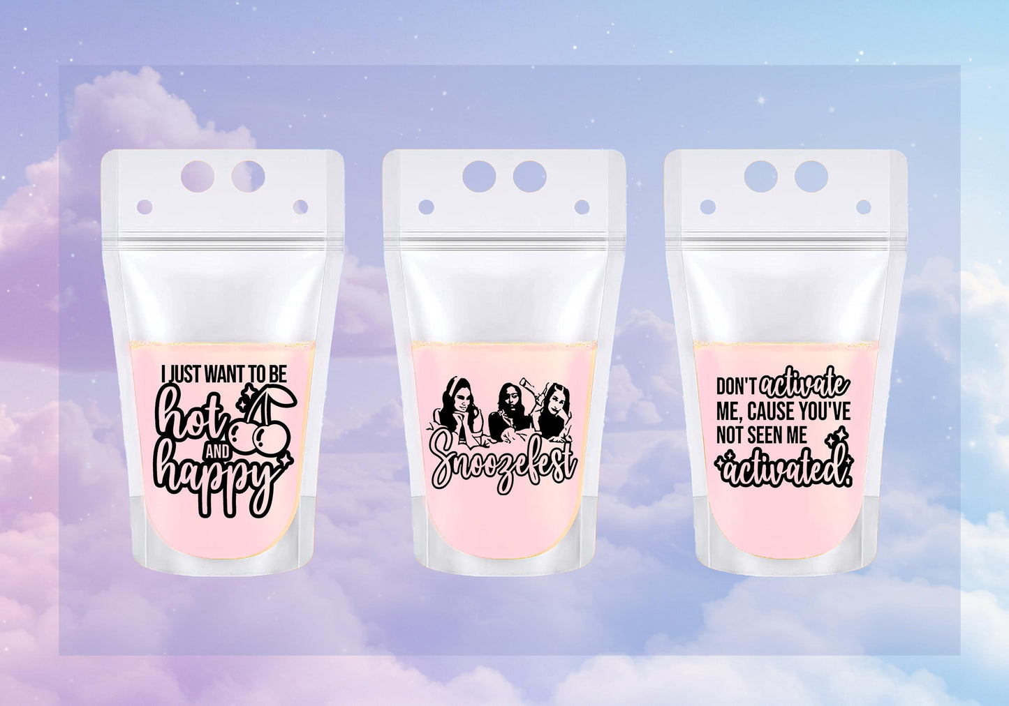 Summer House Drink Pouches: Bravo TV Party Favors