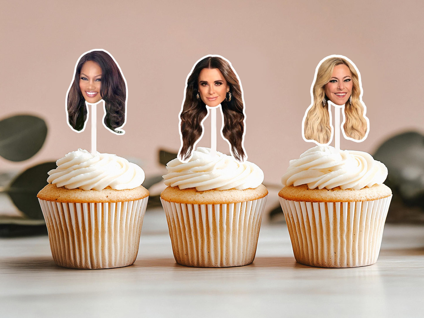 Real Housewives RHOBH Cupcake Toppers: Bravo Party Decorations