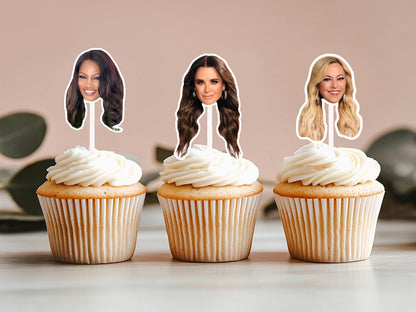 Real Housewives RHOBH Cupcake Toppers: Bravo Party Decorations
