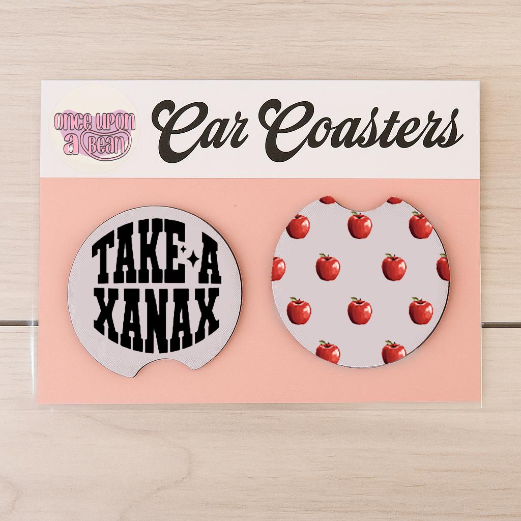 Real Housewives RHONY Car Coasters: Bravo Real Housewives of New York Themed Neoprene Coasters for Car Made It Nice