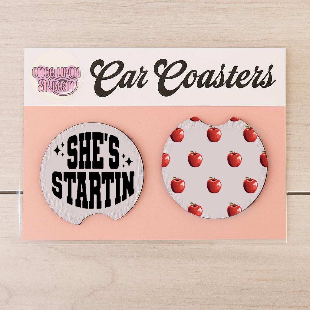Real Housewives RHONY Car Coasters: Bravo Real Housewives of New York Themed Neoprene Coasters for Car Made It Nice