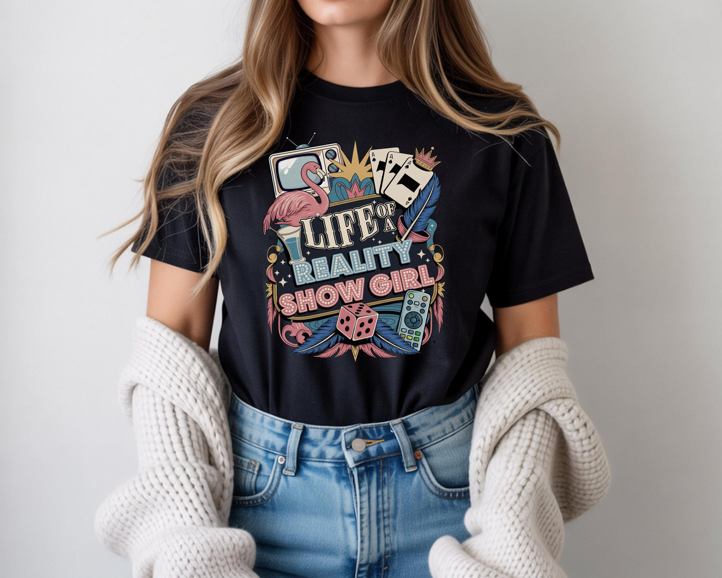 Bravocon 2025 Bravo Life of a Reality Show Girl Sweatshirt - Real Housewives Las Vegas Showgirl Swiftie Shirt
