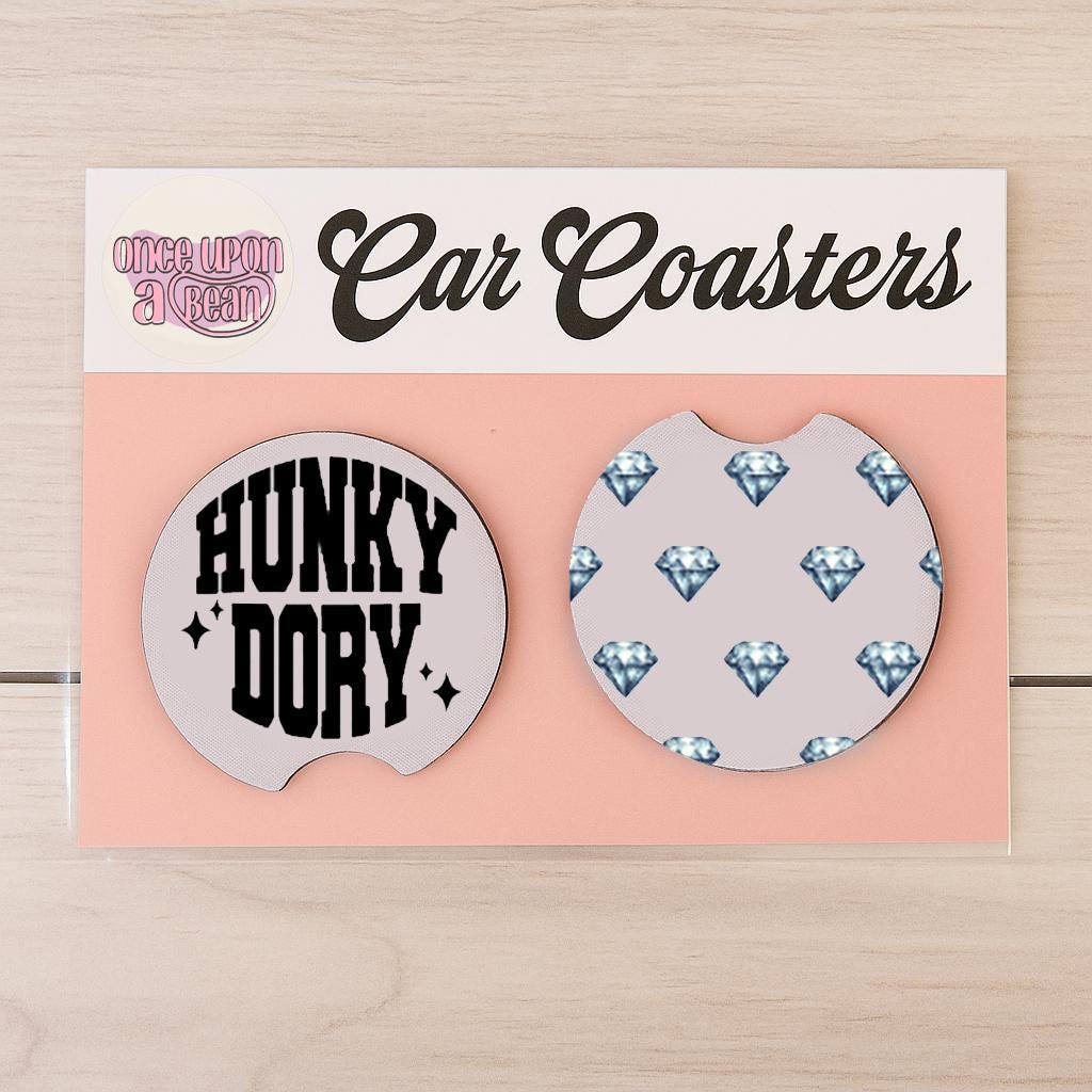 Real Housewives RHOBH Car Coasters: Bravo Real Housewives of Beverly Hills Themed Neoprene Coasters for Car Goodbye Kyle