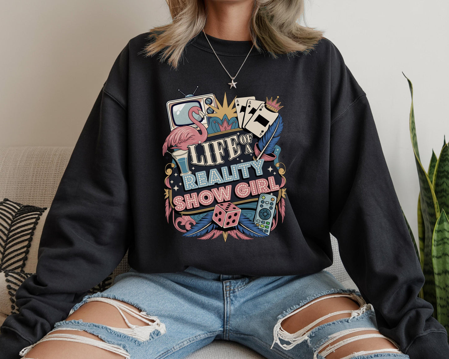 Bravocon 2025 Bravo Life of a Reality Show Girl Sweatshirt - Real Housewives Las Vegas Showgirl Swiftie Shirt