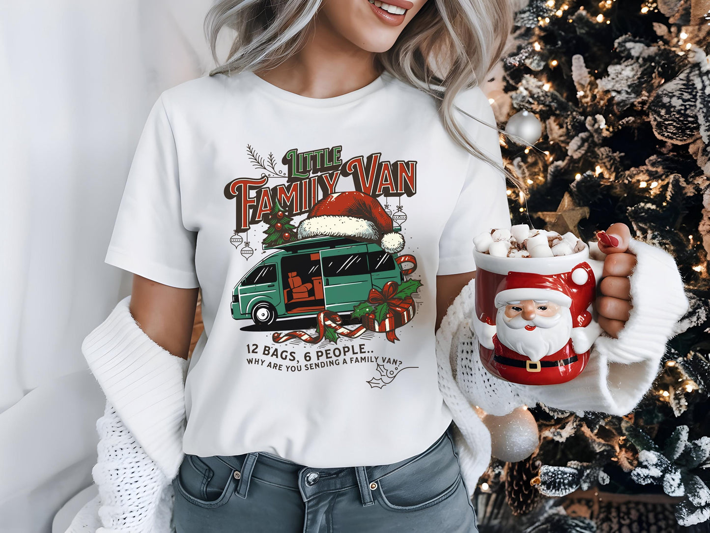 Bravo Christmas Real Housewives RHOC Sweatshirt - Little Family Van Holiday Shirt Vicki Orange County