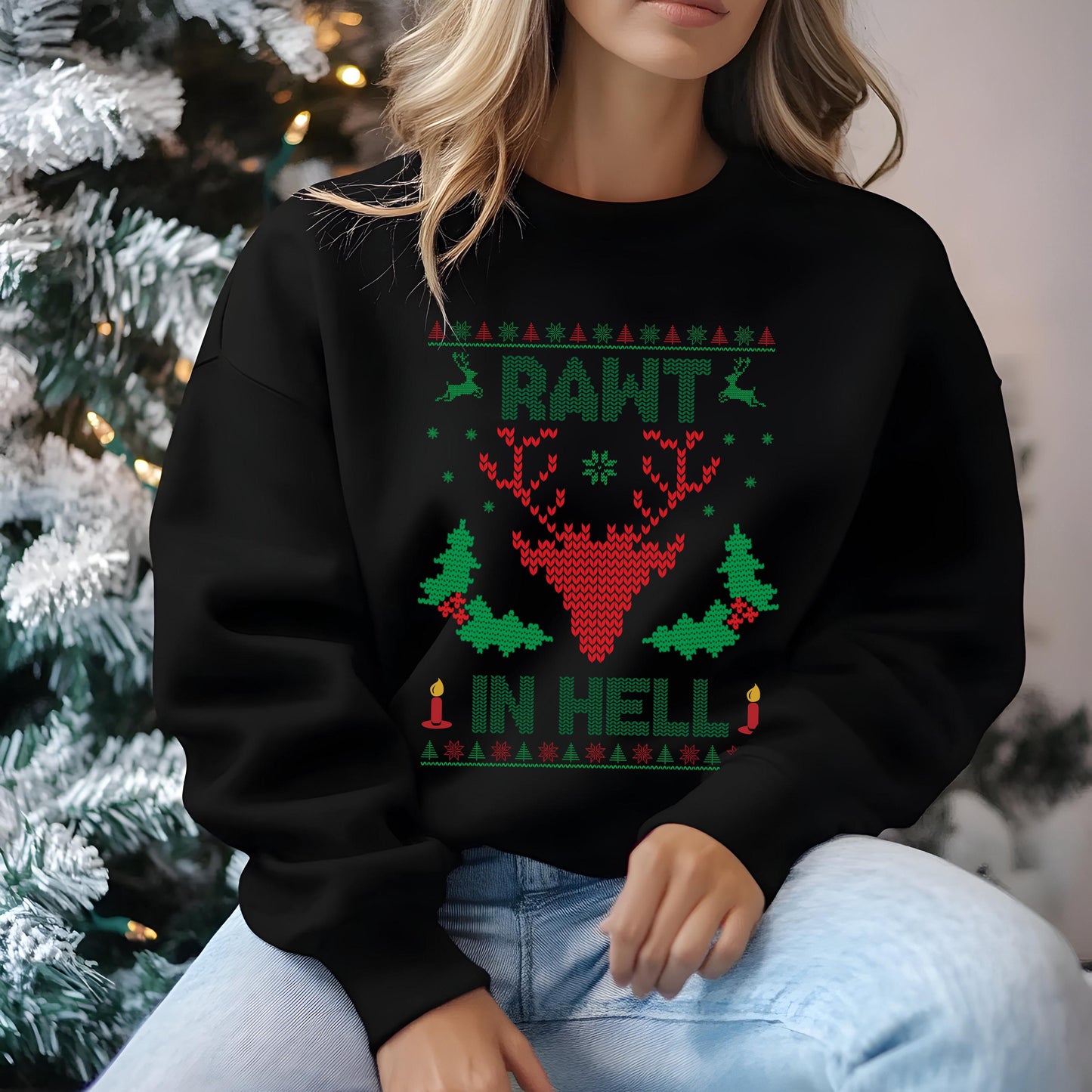 Bravo Christmas Vanderpump Rules Ugly Sweatshirt - Rawt in Hell VPR Holiday Shirt Bravocon