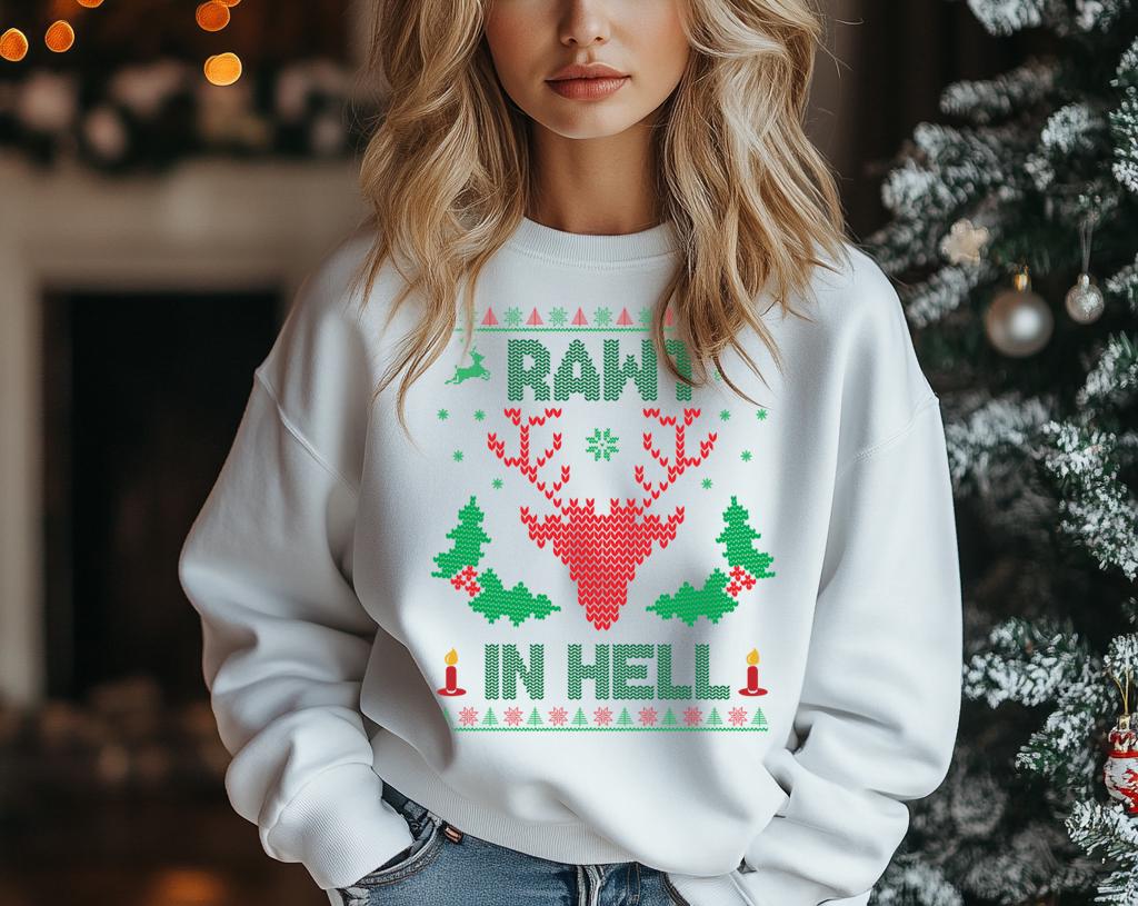 Bravo Christmas Vanderpump Rules Ugly Sweatshirt - Rawt in Hell VPR Holiday Shirt Bravocon