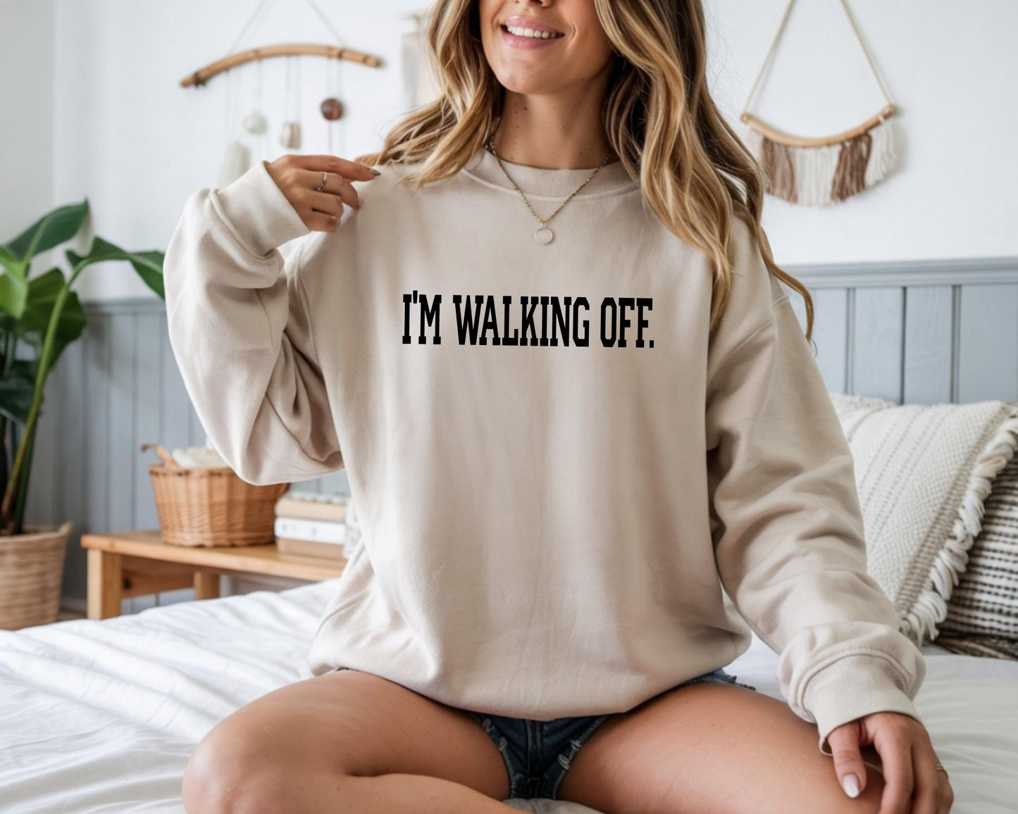 Real Housewives RHOSLC I'm Walking Off Andy Cohen Sweatshirt: Real Housewives Reunion Bravo Gift