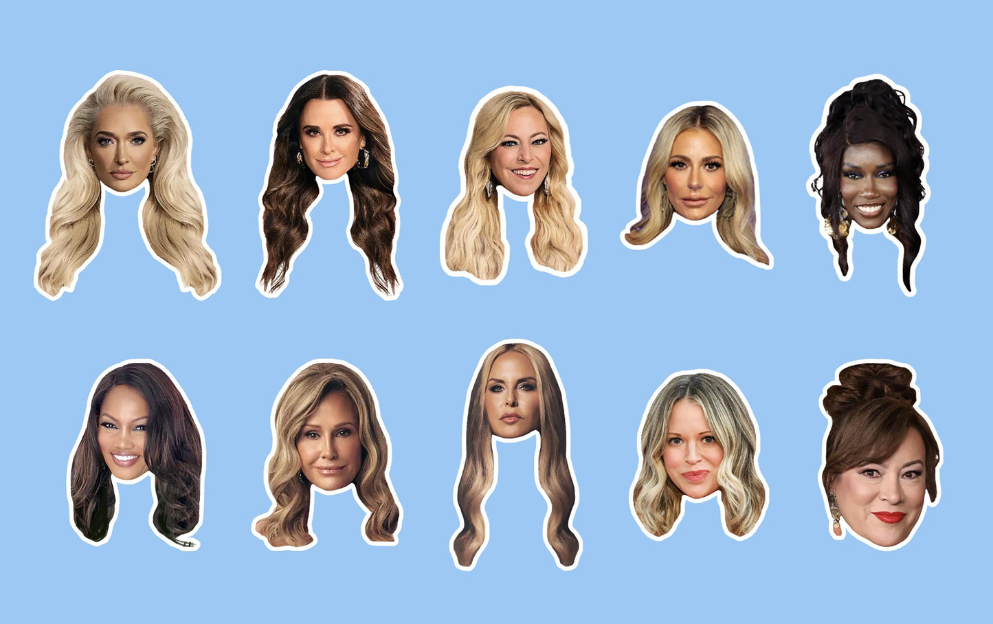 Real Housewives RHOBH Cupcake Toppers: Bravo Party Decorations