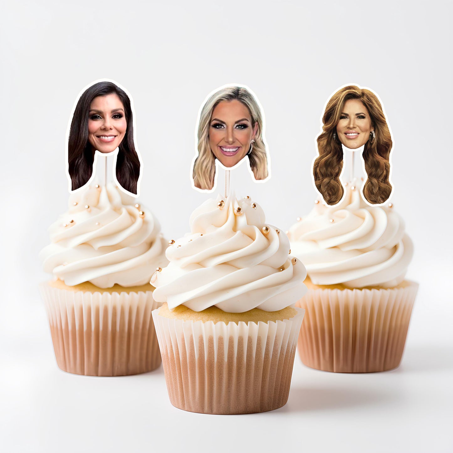 Real Housewives RHOC Cupcake Toppers: Bravo Real Housewives Orange County Party Decorations