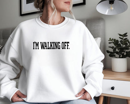 Real Housewives RHOSLC I'm Walking Off Andy Cohen Sweatshirt: Real Housewives Reunion Bravo Gift