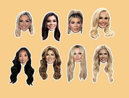 Real Housewives RHOC Cupcake Toppers: Bravo Real Housewives Orange County Party Decorations