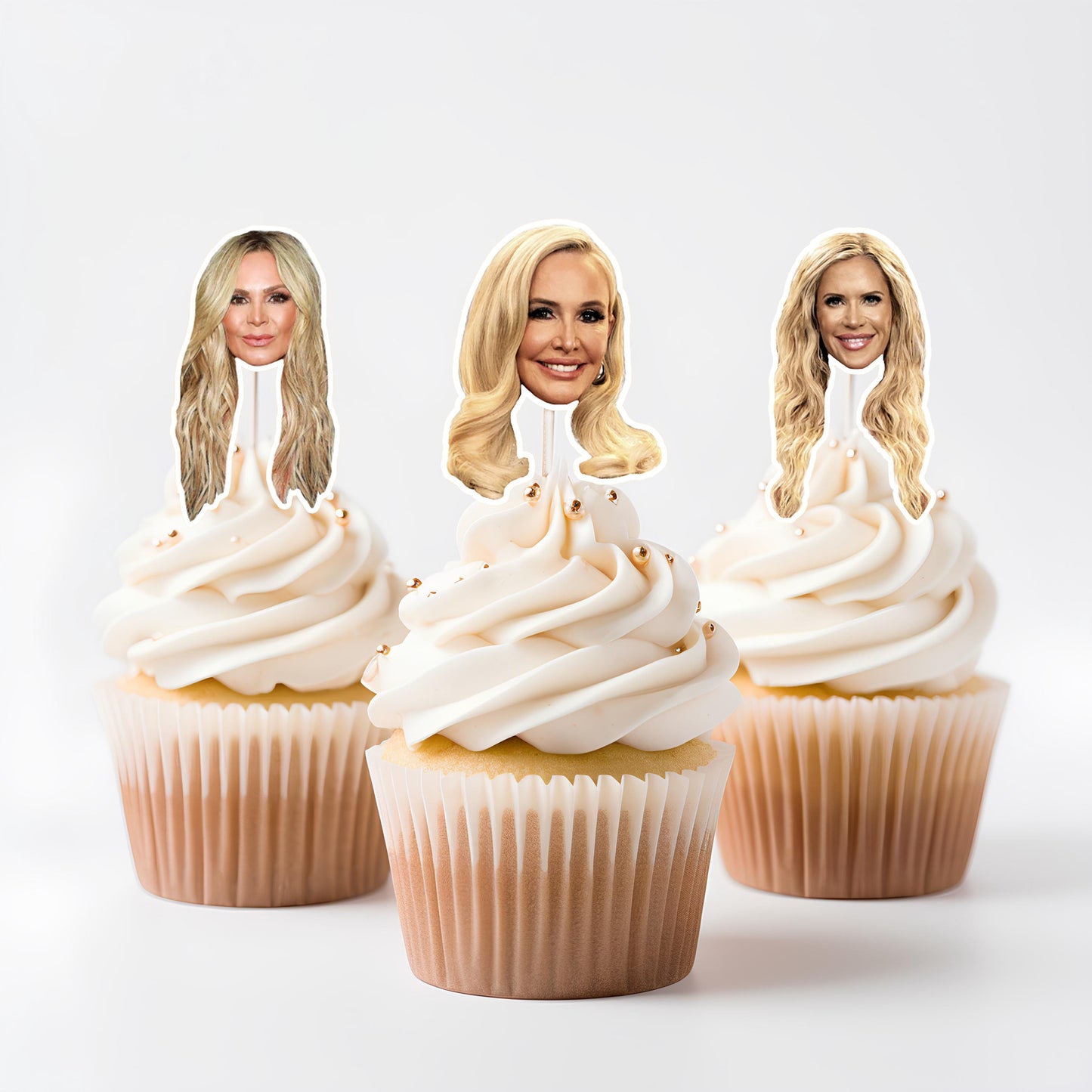 Real Housewives RHOC Cupcake Toppers: Bravo Real Housewives Orange County Party Decorations